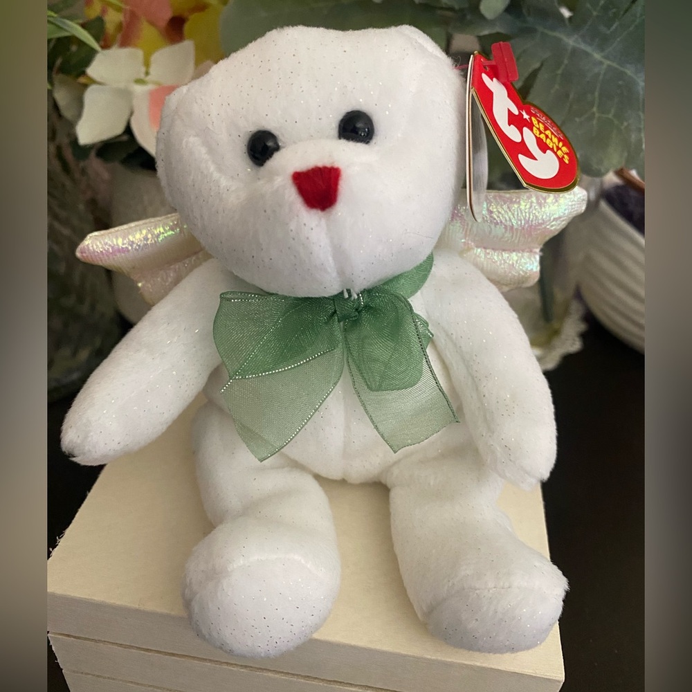 🆕🎄 RETIRED RARE TY BEANIE BABY BEAR “HARK”. MWMT!